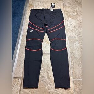 Asics Lightweight Neon Pink Seam Leggings Womens Size 2X NWT